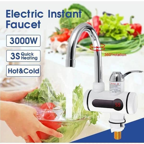 Portable Electric Hot Water Heater Faucet -Instant Heating Solution 8