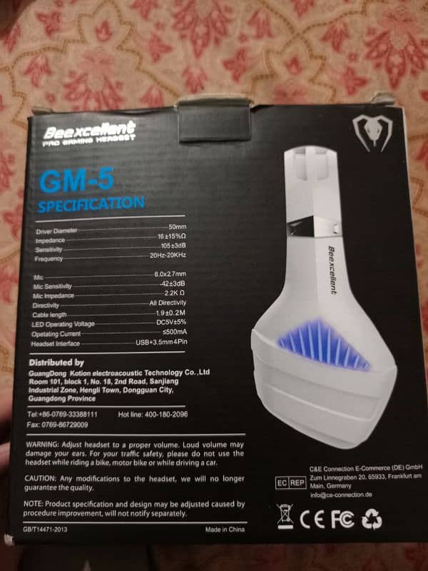 Beexcellent pro gaming headset 1