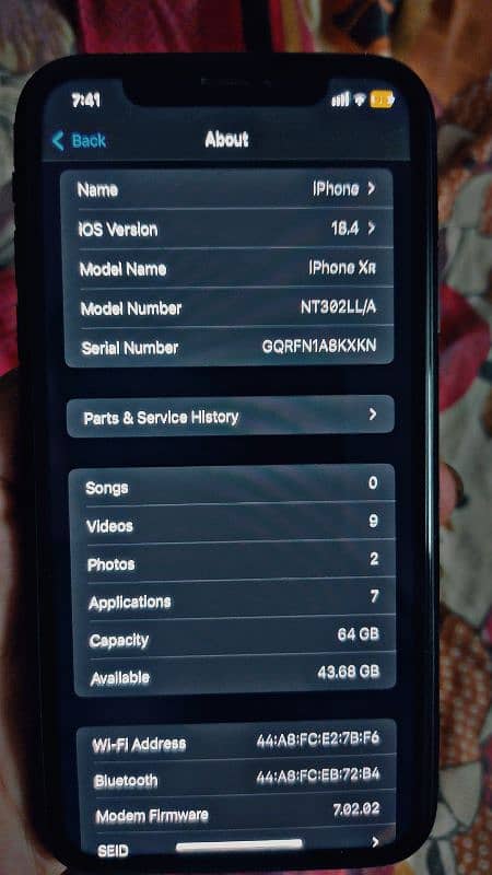 I phone xr 64 gb factor  unlock 3