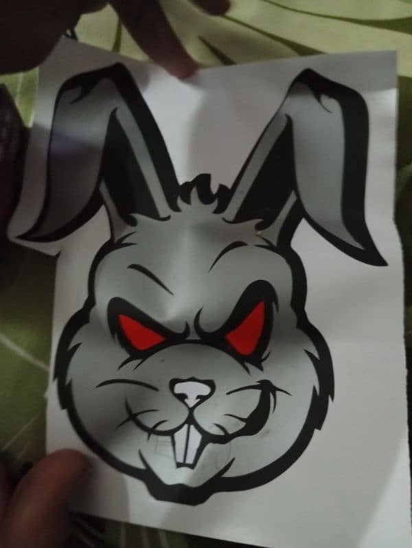 bike rabbit sticker for sale 0