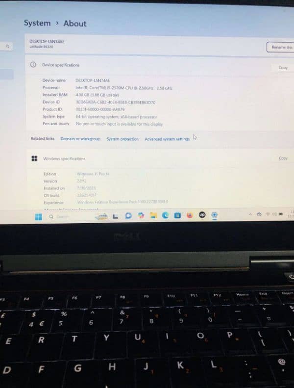 Core i5 2nd Generation Laptop For Urgent Sale 1