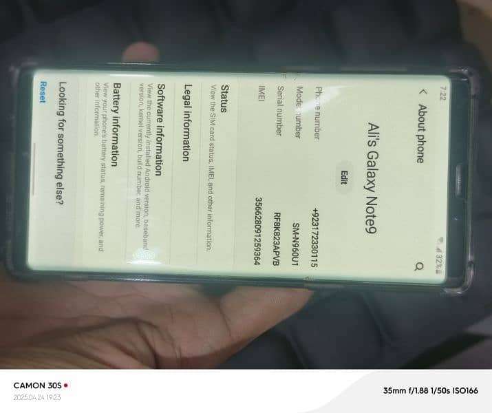 Samsung Note 9 box official approved exchange possible 9