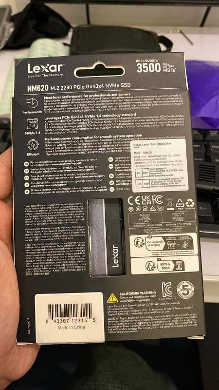 Lexar NM620 512GB NVME Brand New Just Box Open Warranty 3
