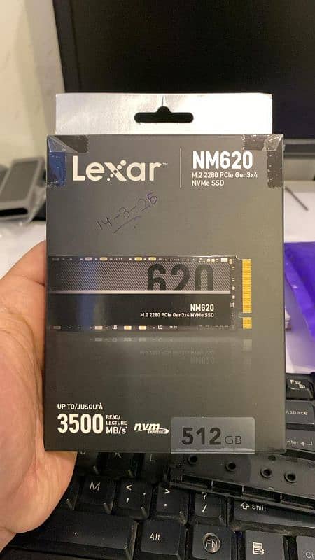 Lexar NM620 512GB NVME Brand New Just Box Open Warranty 4