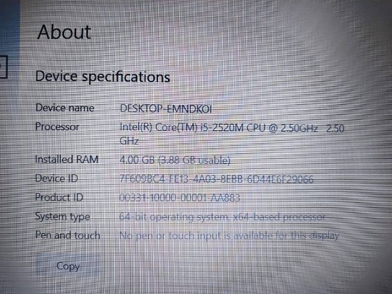 dell core i5 v pro 4
