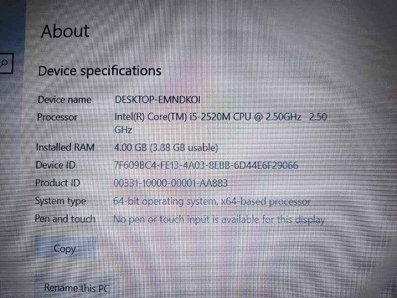 dell core i5 v pro 5