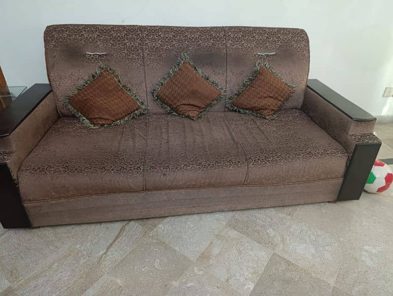 5 seater sofa set with tables 1