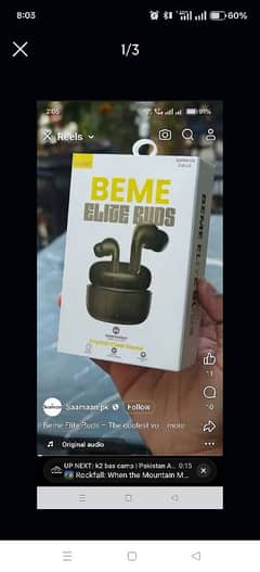 beme elite buds. like brand new