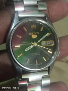 Seiko 5 automatic watch for men 7009 mach