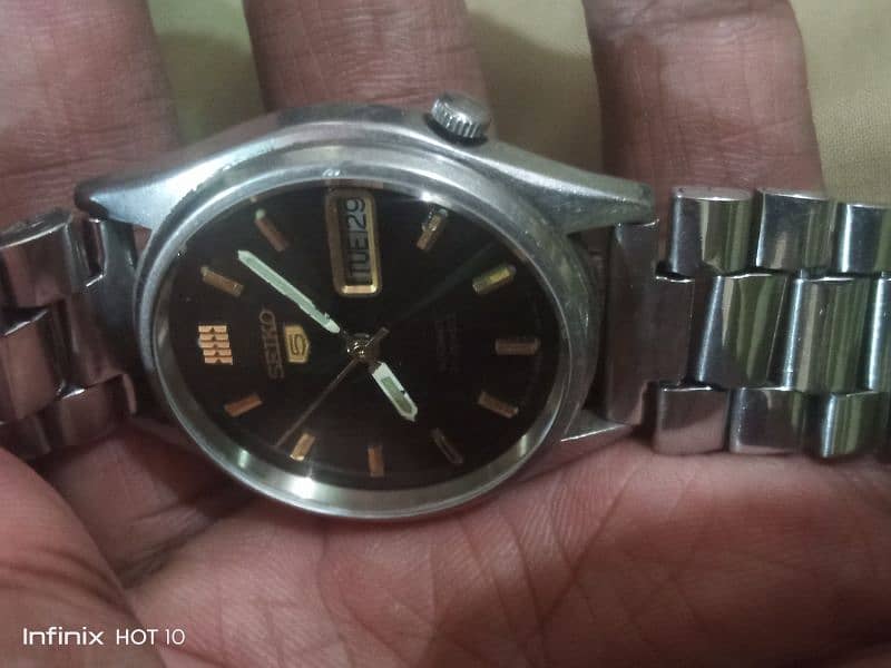 Seiko 5 automatic watch for men 7009 mach 2