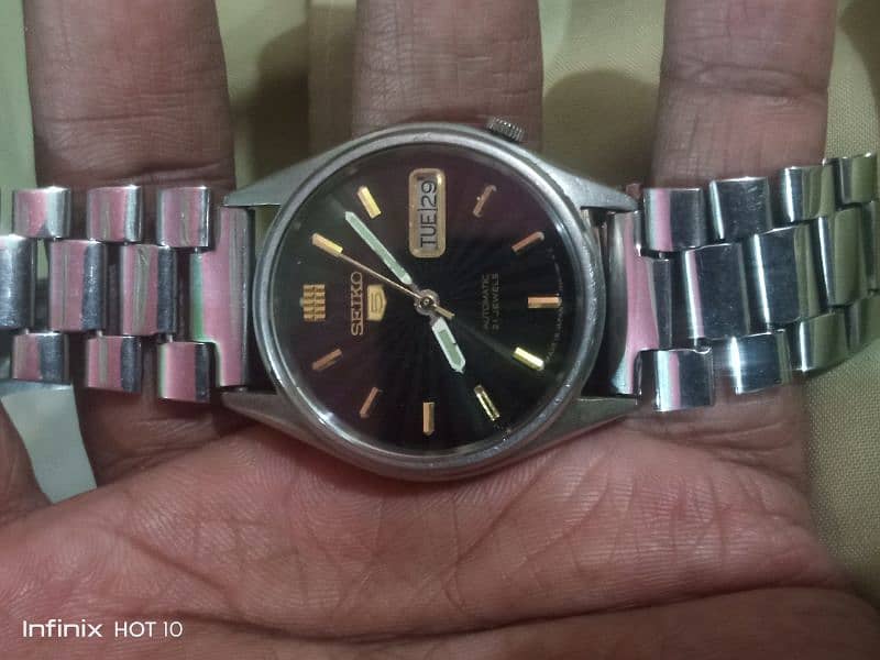 Seiko 5 automatic watch for men 7009 mach 5