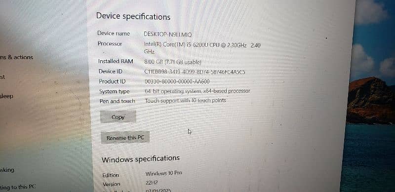 Dell core i5 6th generation with 8gb ram Laptop 1