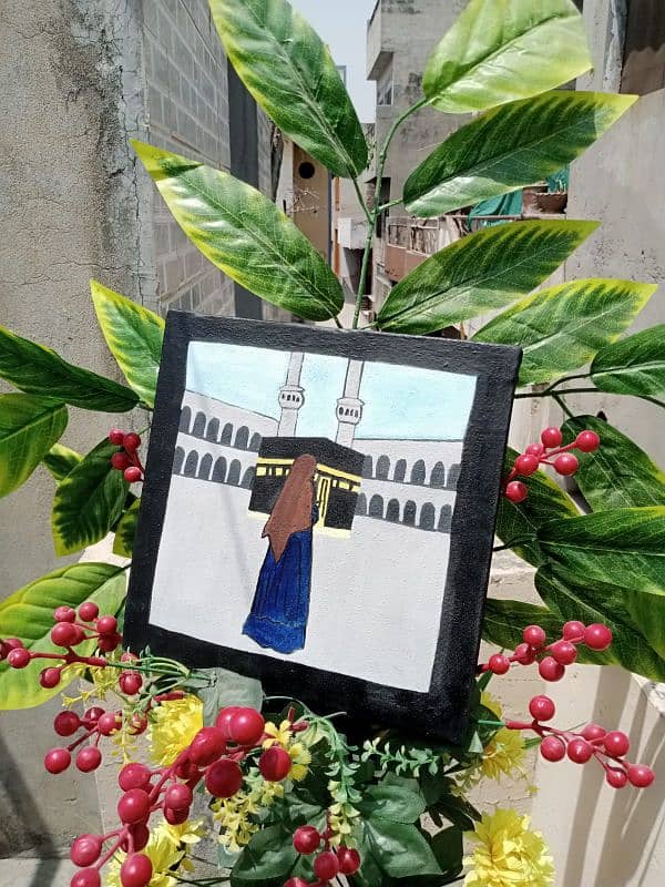Canvas painting of khana kaba 2
