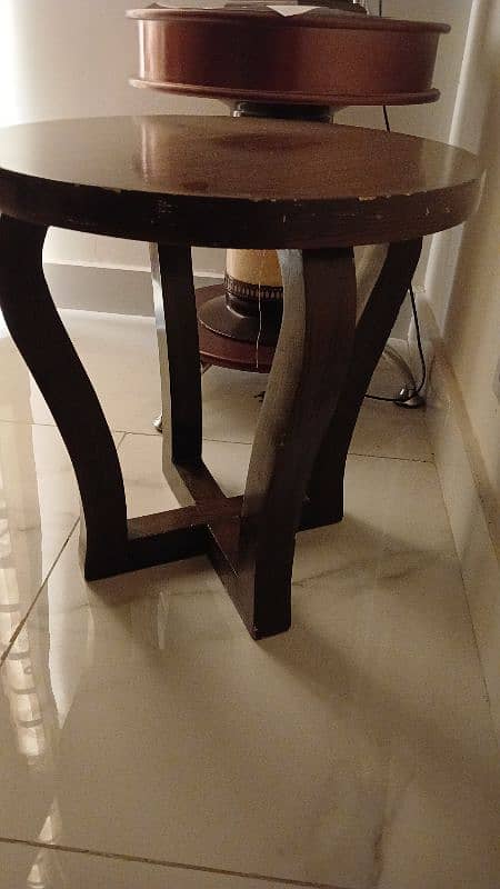 wooden table set for sell 1