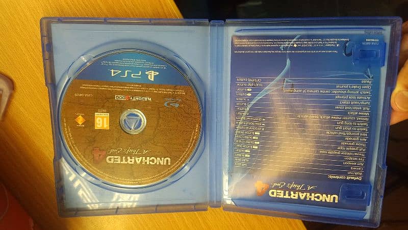 UNCHARTED 4 PS4 DISC 1