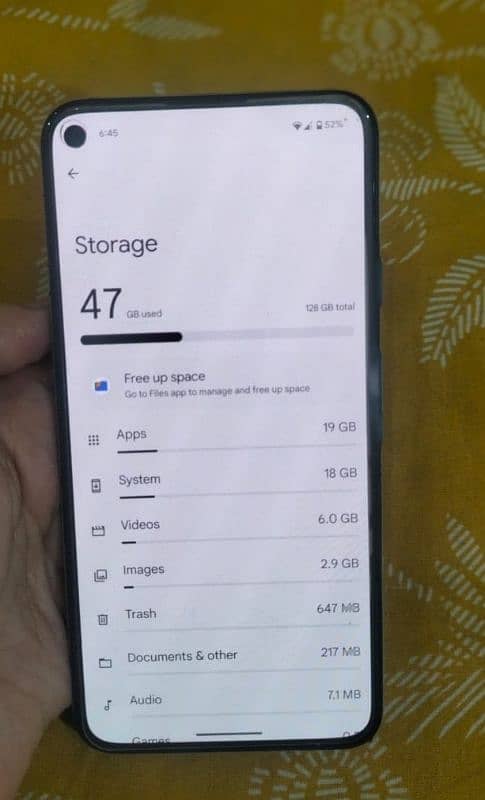 Google pixel 5 7