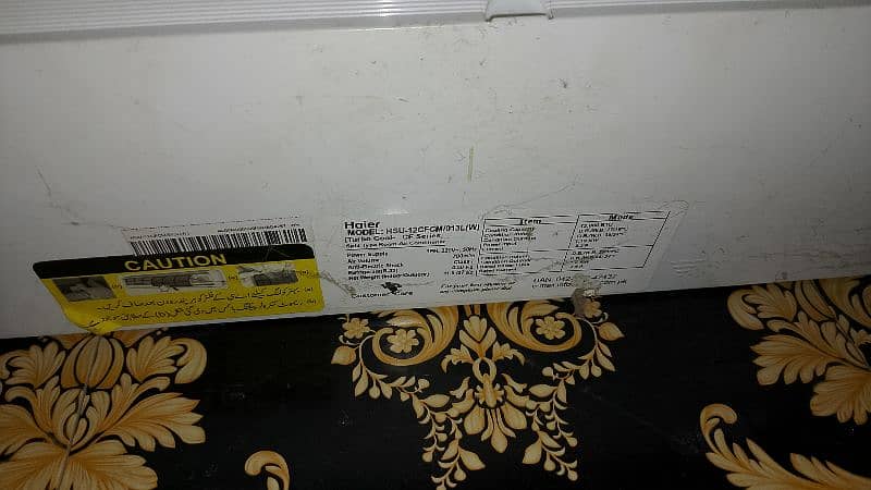 Haier 1 ton non inverter 1