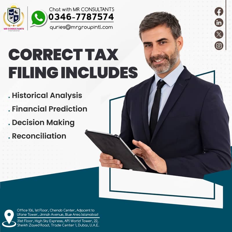 Company Registration, NTN, Tax Return, SECP Reg, NPO, NGO, PEC, Import 16