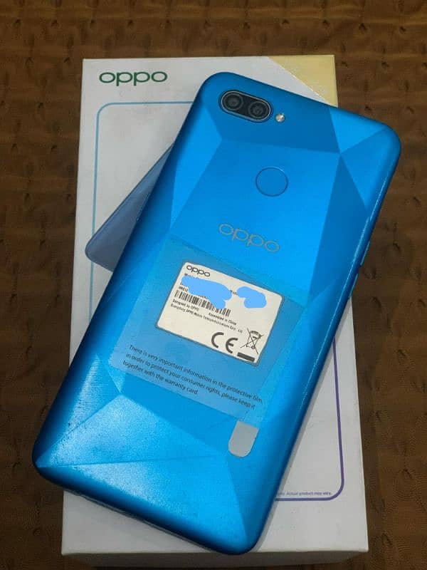 OPPO A12 3 & 32 NO OPEN NO REPAIR ORIGINAL BOX AND CABLE ALL OKAY 1