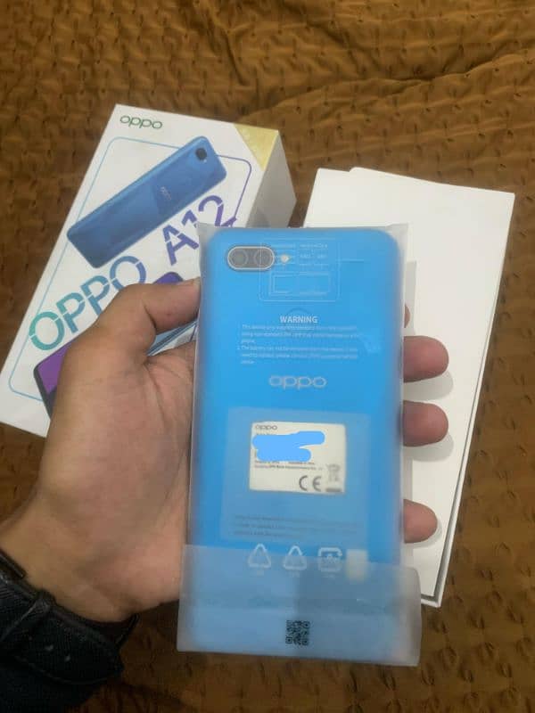 OPPO A12 3 & 32 NO OPEN NO REPAIR ORIGINAL BOX AND CABLE ALL OKAY 2