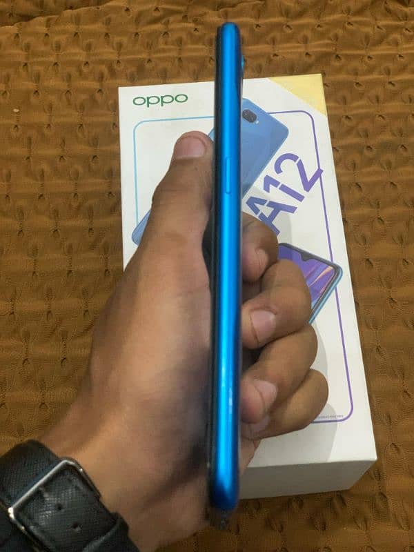 OPPO A12 3 & 32 NO OPEN NO REPAIR ORIGINAL BOX AND CABLE ALL OKAY 4