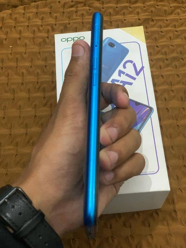 OPPO A12 3 & 32 NO OPEN NO REPAIR ORIGINAL BOX AND CABLE ALL OKAY 5