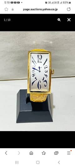 watch tissot Z181 banana shap rare model
