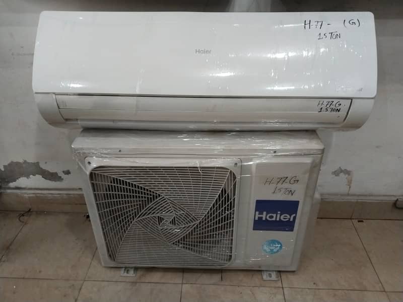 Haier 1.5 ton dc inverter H77G year warranty(0306=4462/443)classset 0