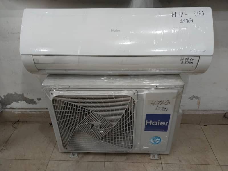 Haier 1.5 ton dc inverter H77G year warranty(0306=4462/443)classset 1