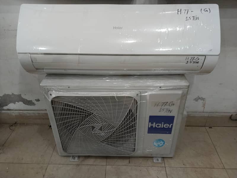 Haier 1.5 ton dc inverter H77G year warranty(0306=4462/443)classset 3