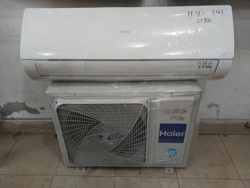 Haier 1.5 ton dc inverter H77G year warranty(0306=4462/443)classset 4