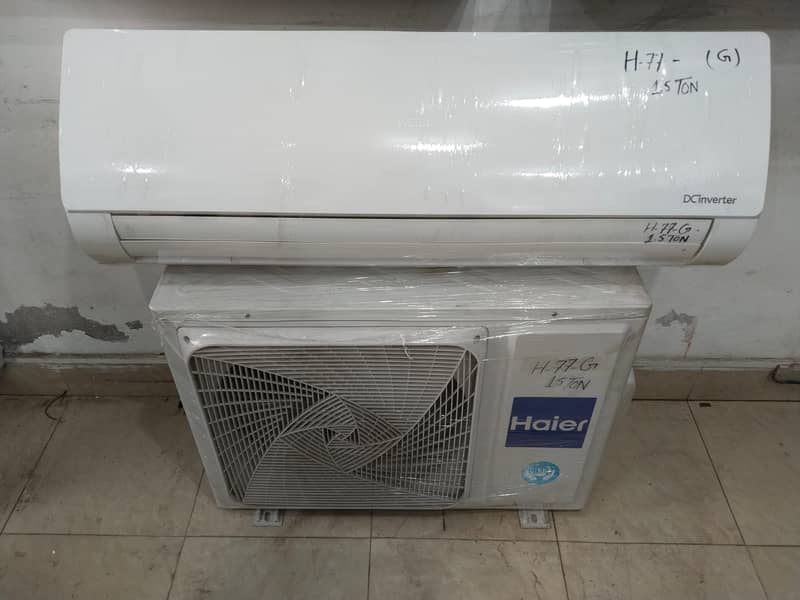Haier 1.5 ton dc inverter H77G year warranty(0306=4462/443)classset 6