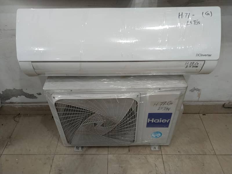 Haier 1.5 ton dc inverter H77G year warranty(0306=4462/443)classset 8