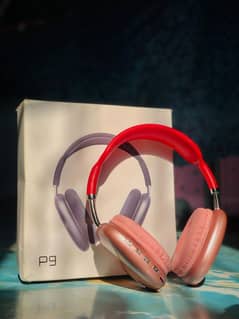 P9 wireless headphones with charger