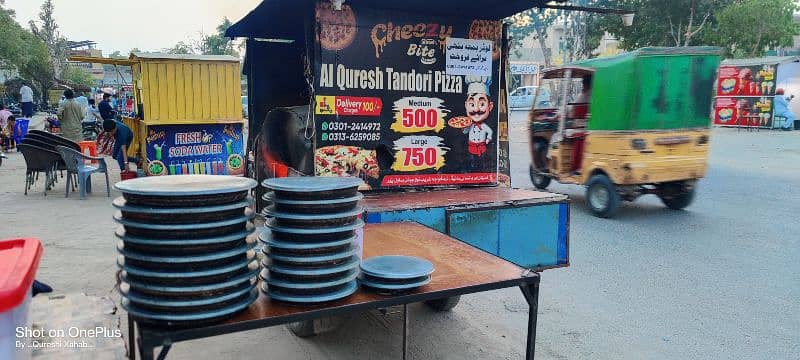 pizza ka pora setup sale ha with loader rickshaw 0.3. 0.1. 2.4. 1.4. 9.7. 2 12