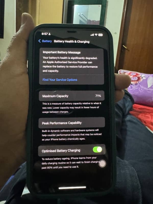 11 pro max 256 GB PTA approved Midnight Green 6