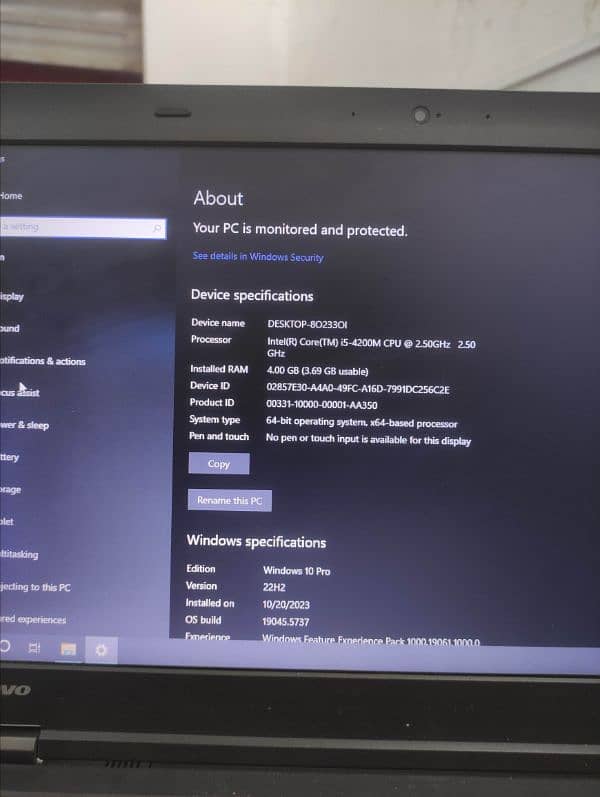 Lenovo Laptop 2