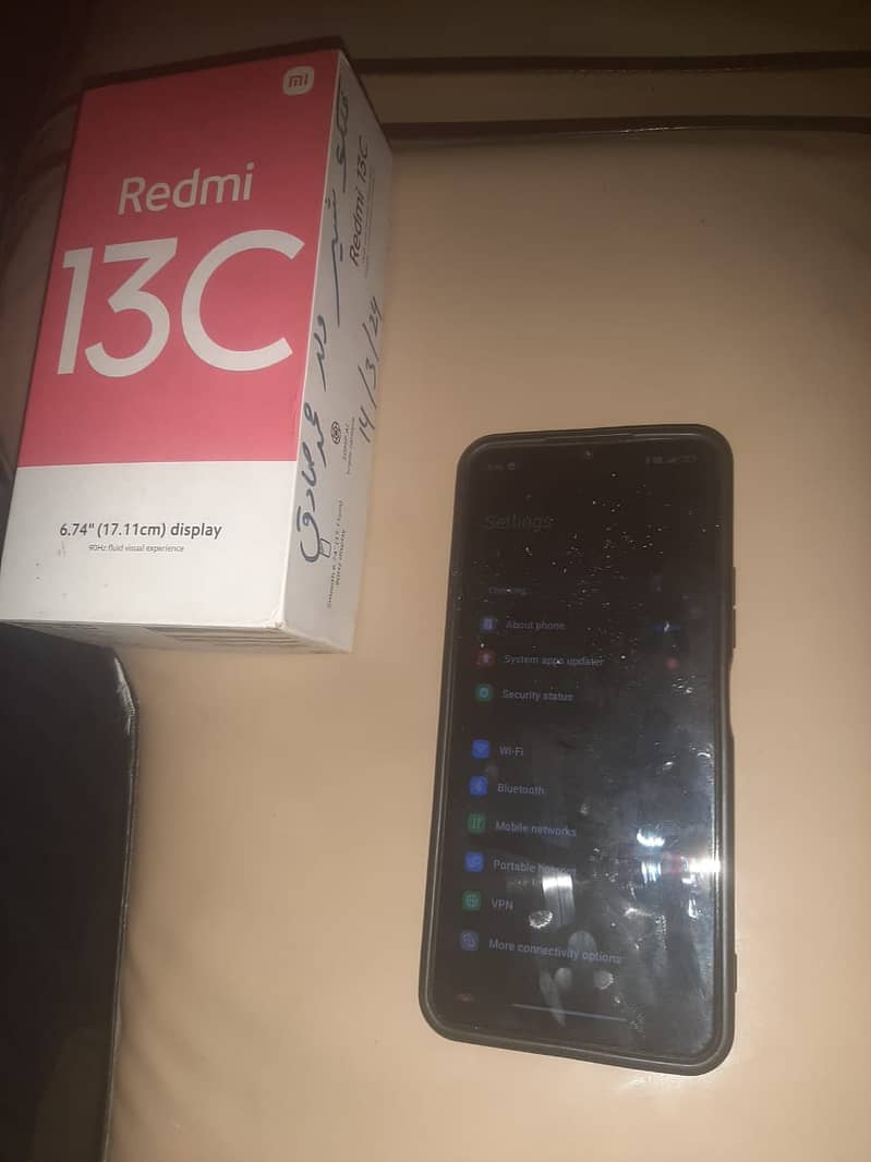 redmi 13C 4/128 wit box all ok paiso ke zaroorat ha is lie sel Kara hu 0