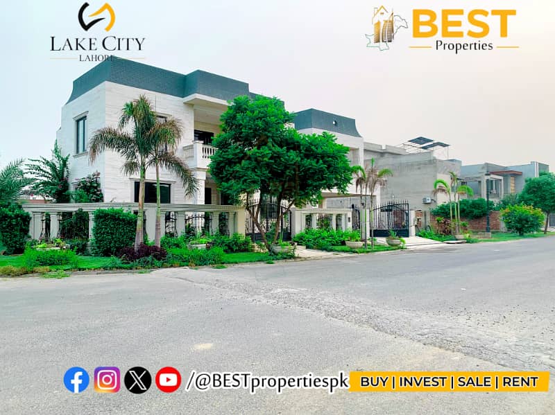 1 Kanal Cheapest Plot for SALE in Block M2 Lake City Lahore 2