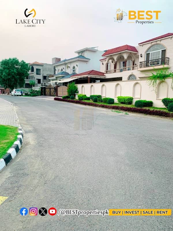 1 Kanal Cheapest Plot for SALE in Block M2 Lake City Lahore 3