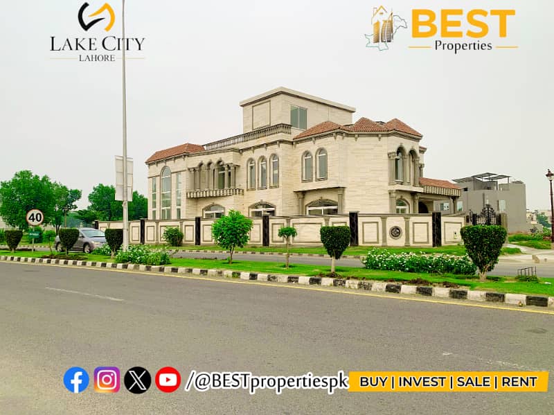1 Kanal Cheapest Plot for SALE in Block M2 Lake City Lahore 4