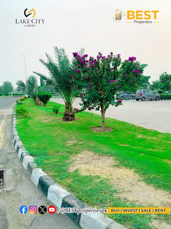 1 Kanal Cheapest Plot for SALE in Block M2 Lake City Lahore 5