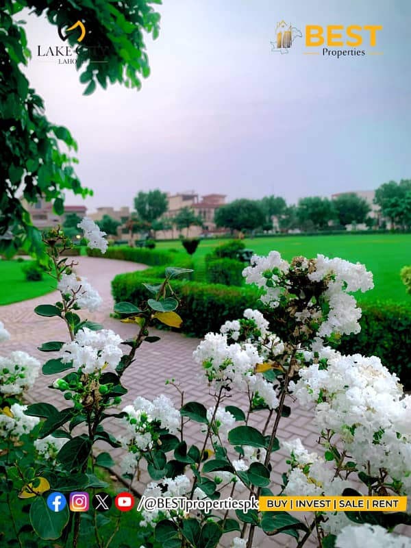 1 Kanal Cheapest Plot for SALE in Block M2 Lake City Lahore 8