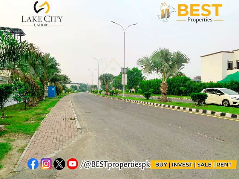 1 Kanal Cheapest Plot for SALE in Block M2 Lake City Lahore 10