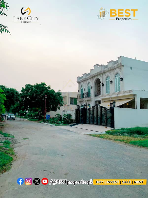 1 Kanal Cheapest Plot for SALE in Block M2 Lake City Lahore 11