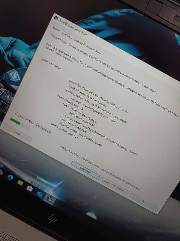 Hp Zbook Studio 15 G5 core i7 9th gen hexacore (i7-9850H) 4gb Nvidia 14
