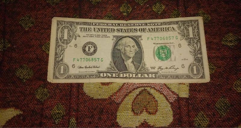 One dollar note for sale 0