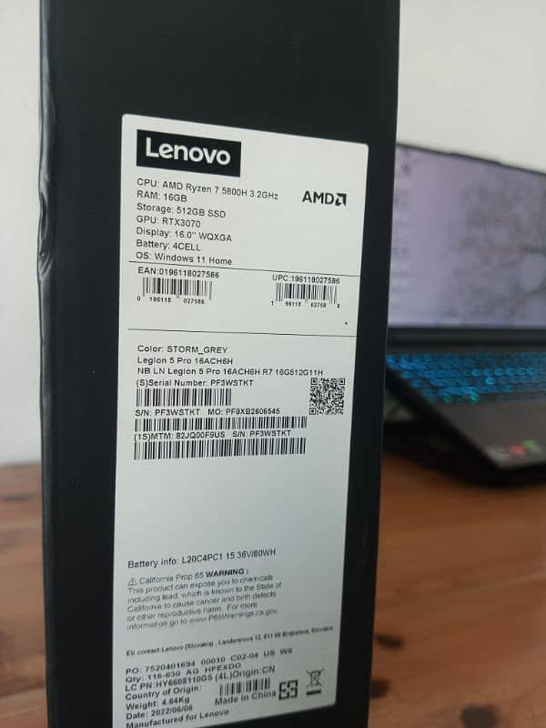 Lenovo Legion 5 Pro Gaming Laptop 0