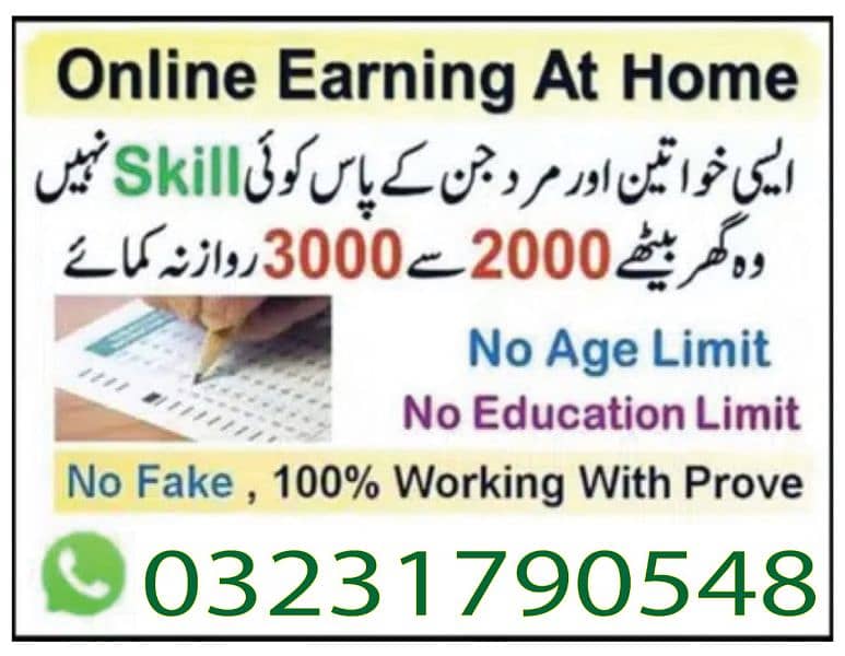Boys/Girls Online job available,Part time/Data Entry/Assignment 0
