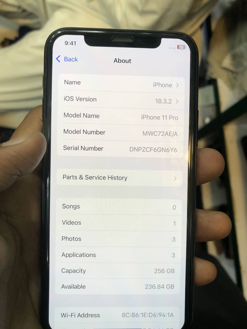 Iphone 11 pro PTA 6